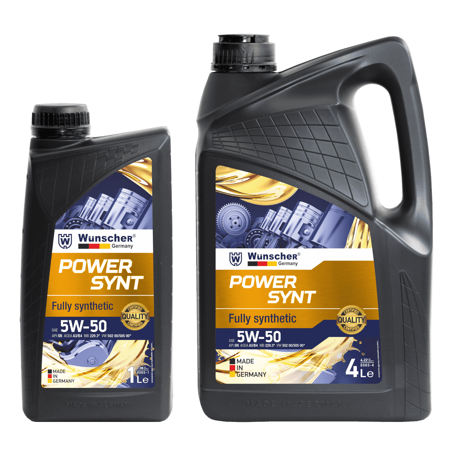 Power Synt ძრავის ზეთი 5W50 SN